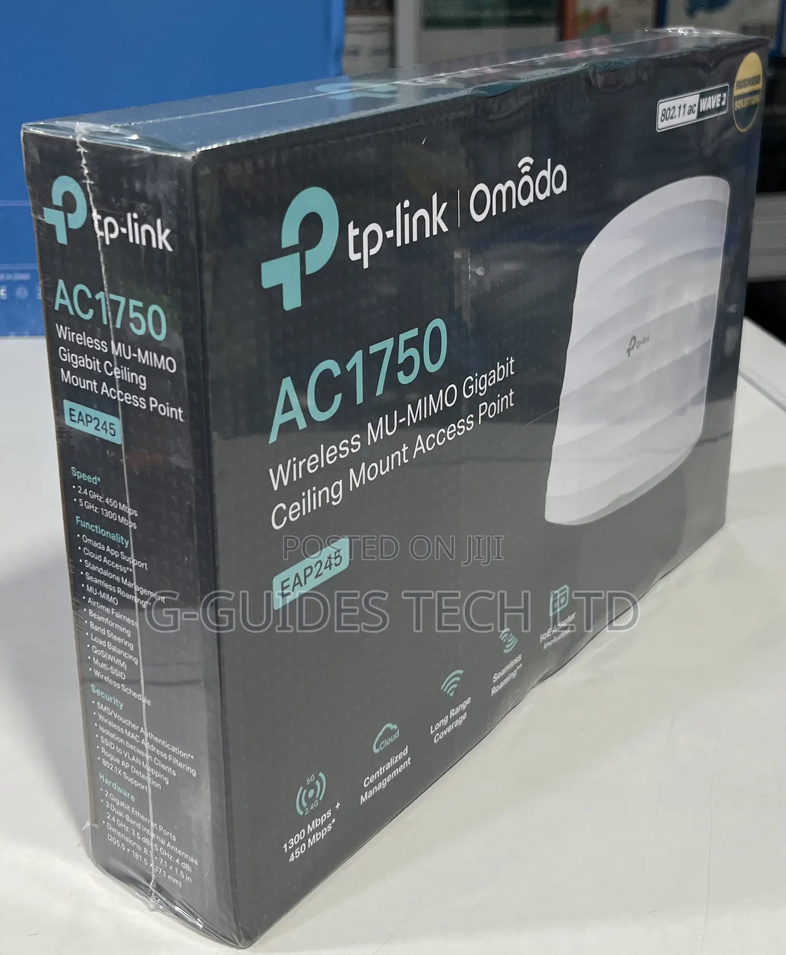 Tp-Link Ac1750 Wireless Mu-Mimo Gigabit Ceiling Access Point Eap245