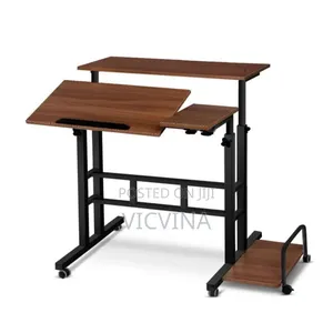 Manual Sit and Stand Height Adjustable Desk