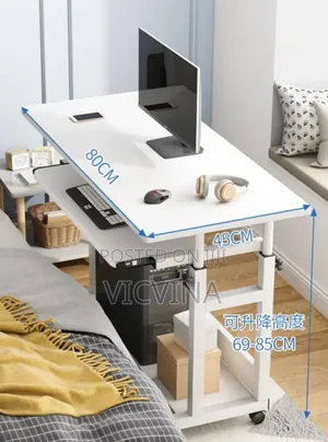 Multipurpose Adjustable Desk With Keyboard Tray