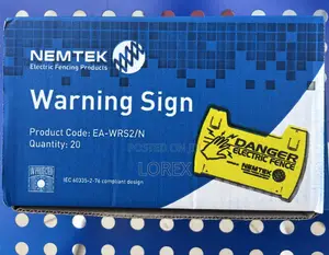 Nemtek Warning Sign