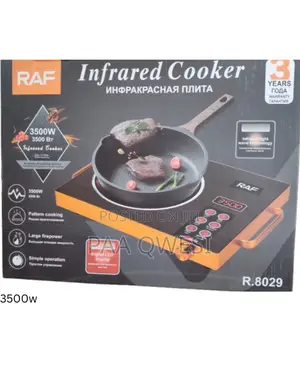 Compact Raf Infrared Electric Stove – 3500w Single Plate