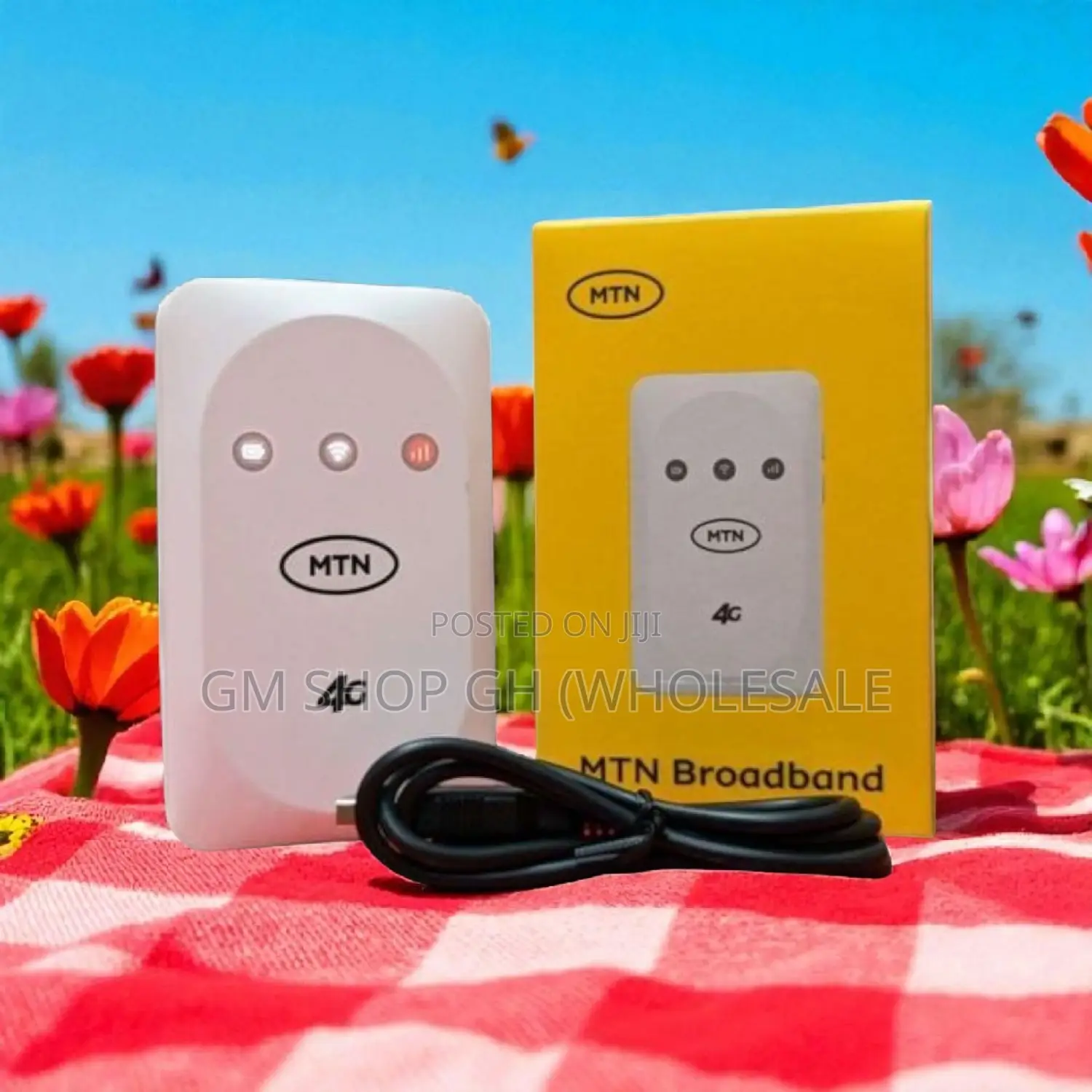 Zte MTN 4g Universal Pocket Mifi-White (532678)