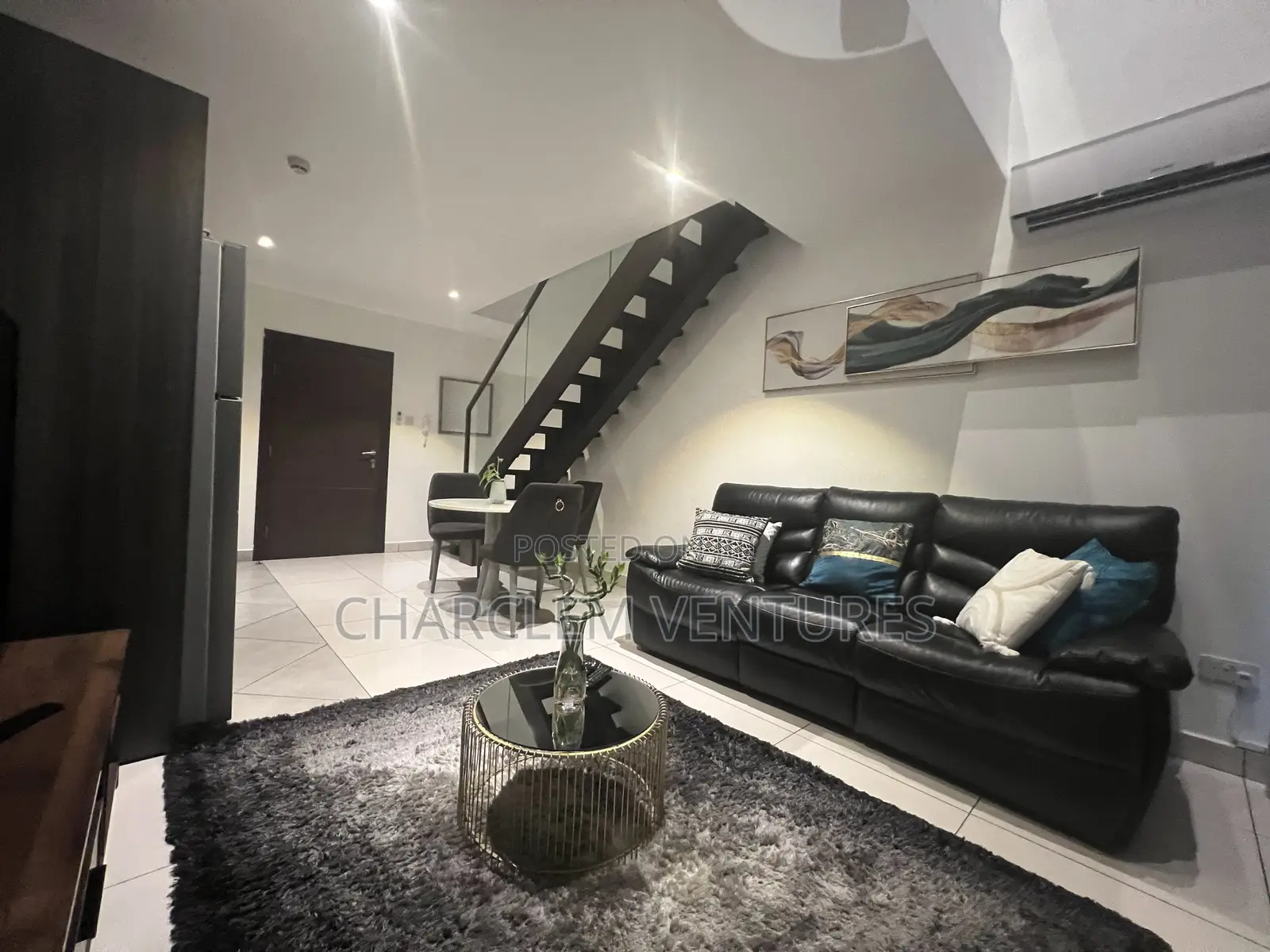 Furnished 1bdrm Apartment in Charclem Ventures, US Embassy Area