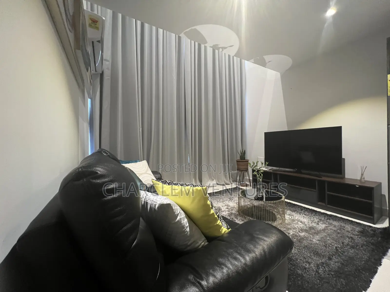 Furnished 1bdrm Apartment in Charclem Ventures, US Embassy Area