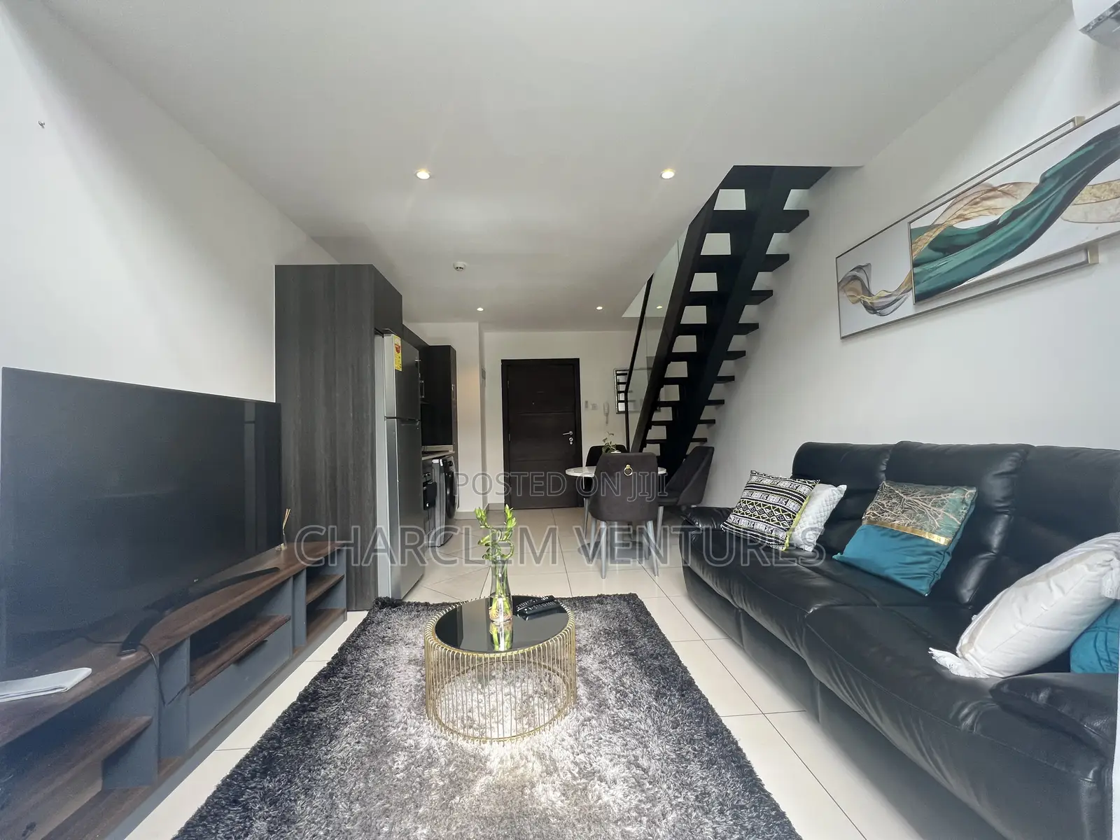 Furnished 1bdrm Apartment in Charclem Ventures, US Embassy Area
