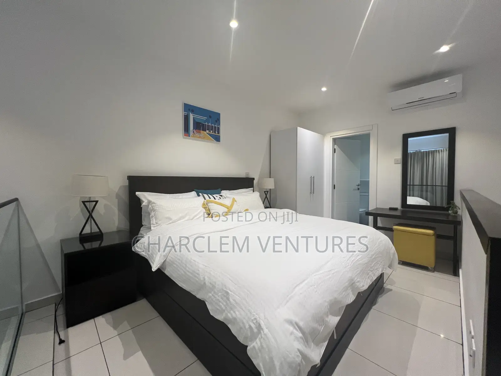 Furnished 1bdrm Apartment in Charclem Ventures, US Embassy Area