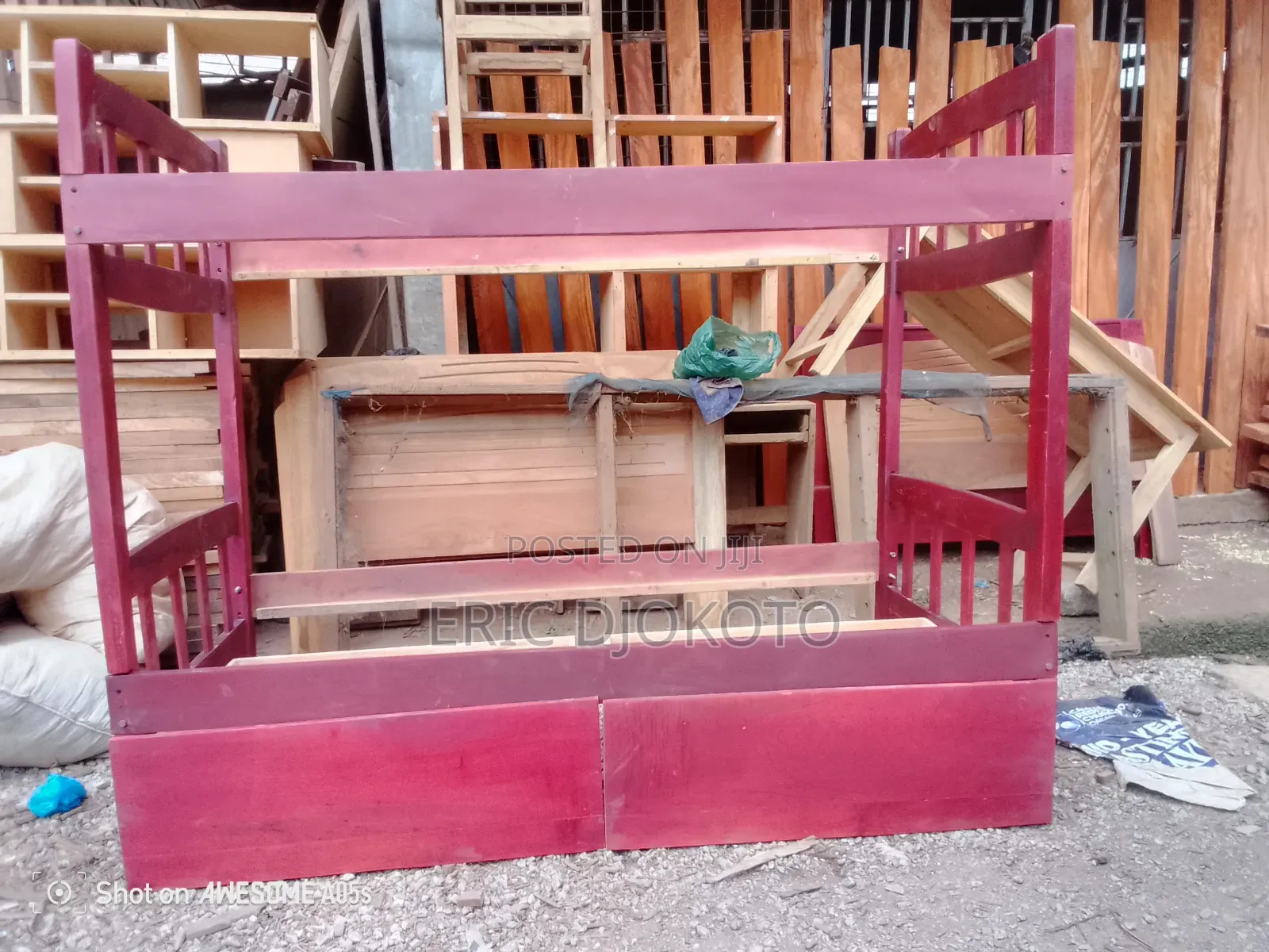 36" Inches Bunk Bed With Drawers