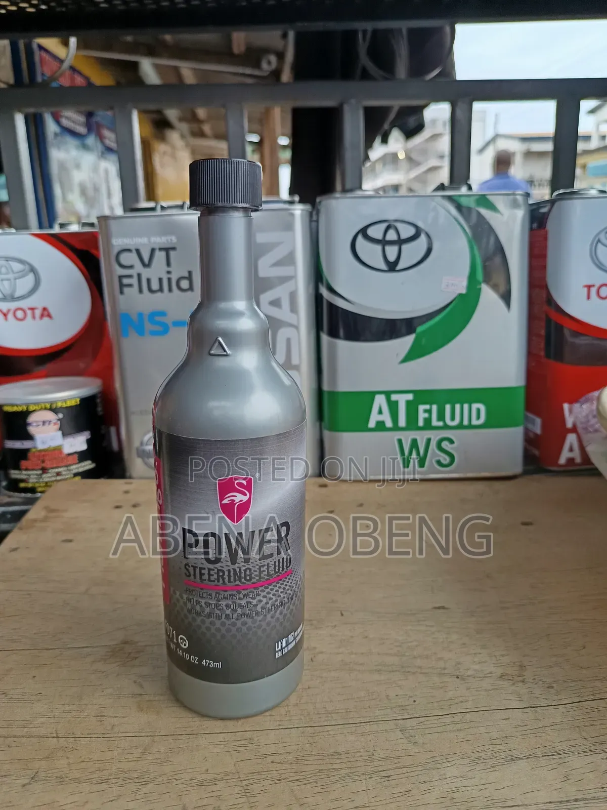 Flamingo White Power Steering Fluid (White/Transparent) – 473ml"