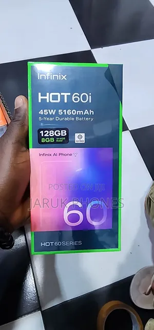 New Infinix Hot 60i 128 GB Blue
