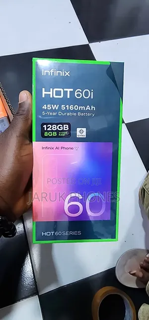 New Infinix Hot 60i 128 GB Blue