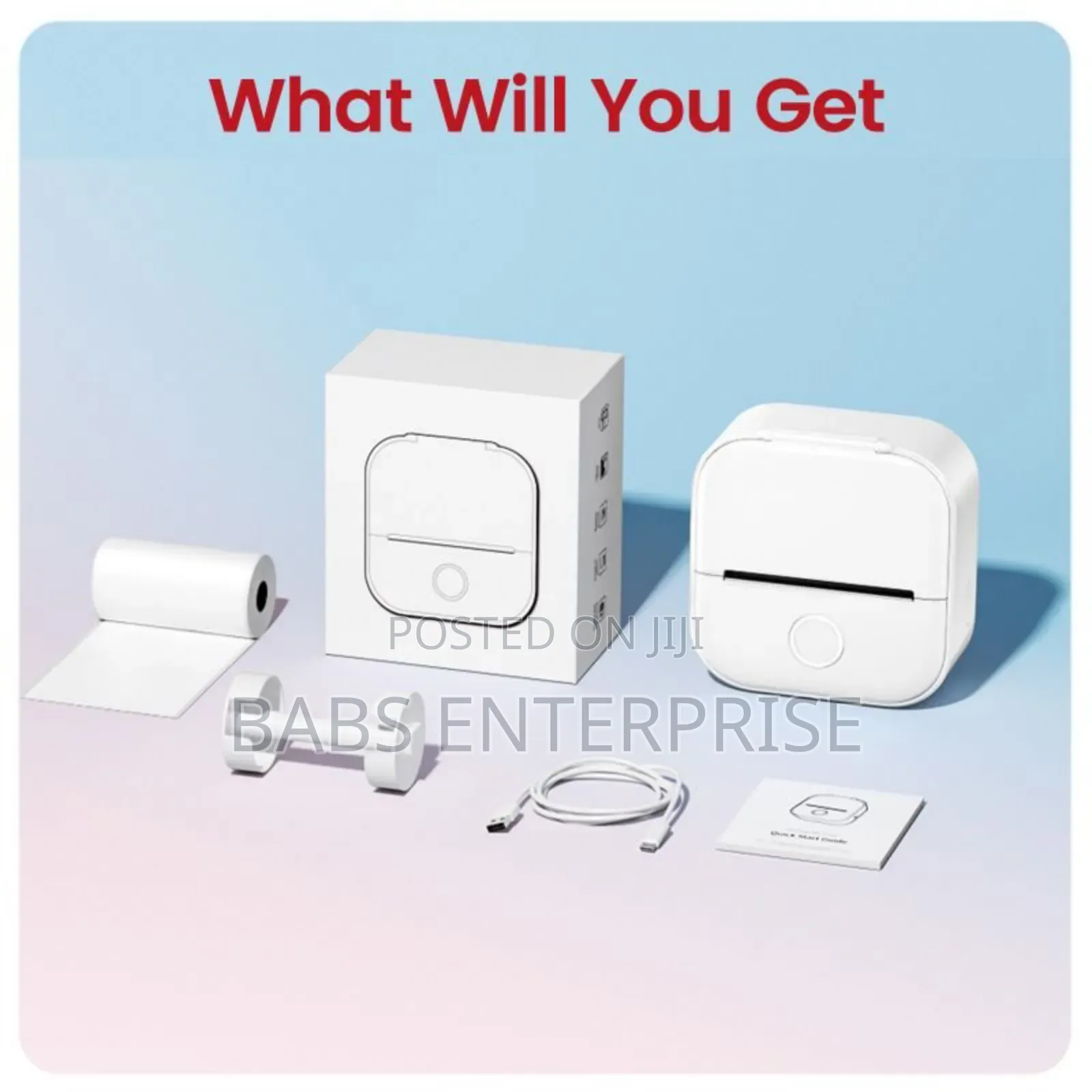 Phomemo T02 Inkless Mini Label Printer