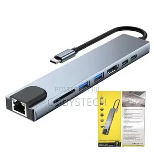 Multi-Functional 8-in-1 Usb 3.1 Type-C Hub Adapter