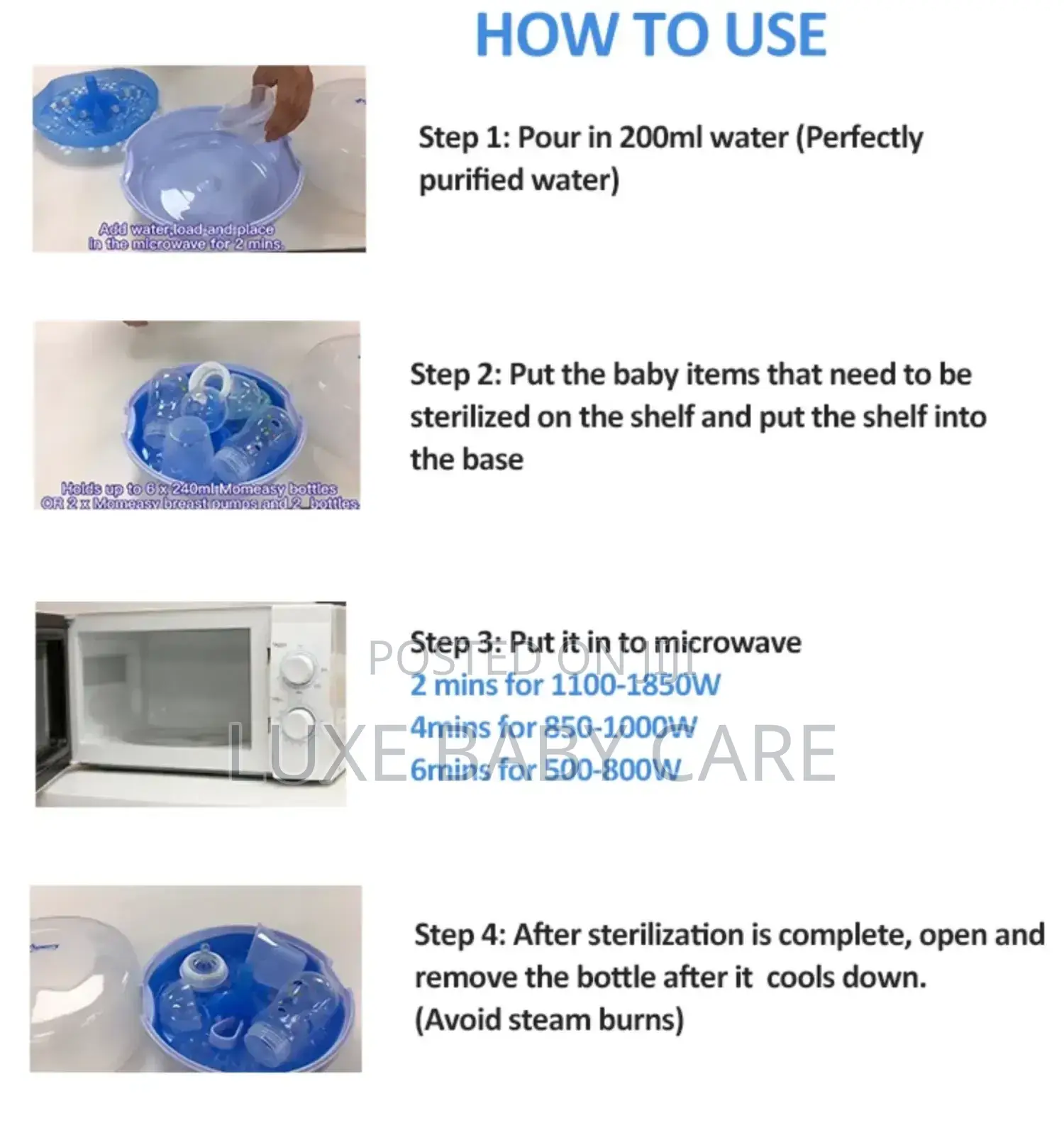 Momeasy Microwave Steriliser.