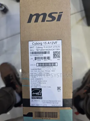 New Laptop MSI Cyborg 15 16GB Intel Core I7 SSD 1T