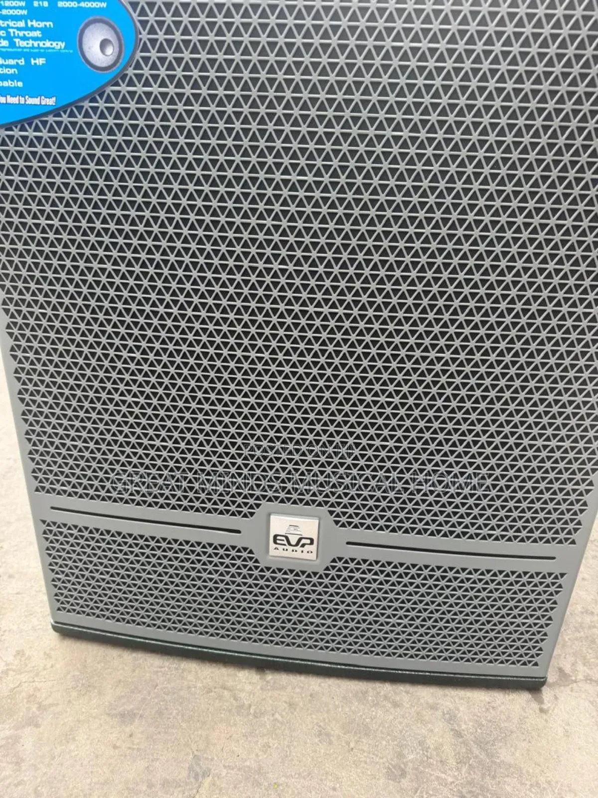 Evp Single Bass Speakers (Pair)