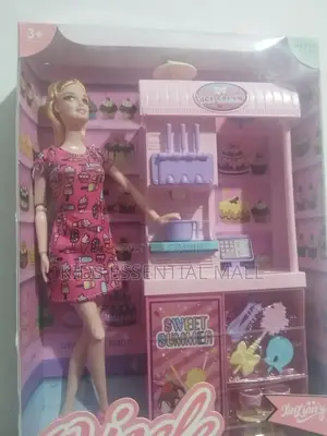 Kitchen Set With Barbie Doll