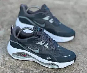 Nike Air Runner Trainers Gray White