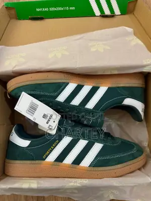 Adidas X Sporty & Rich Green Suede Samba Sneakers