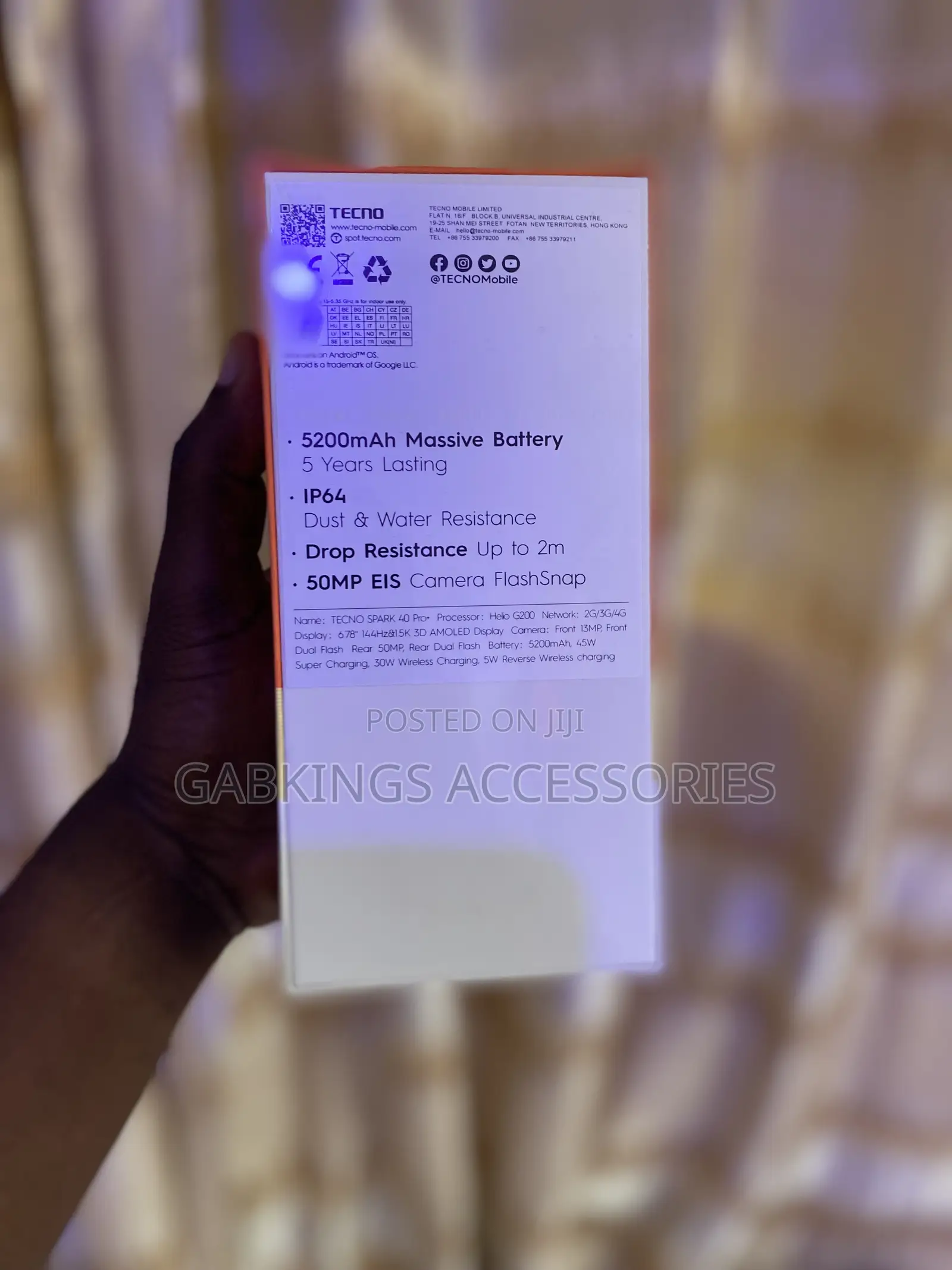 New Tecno Spark 40 Pro+ 128 GB