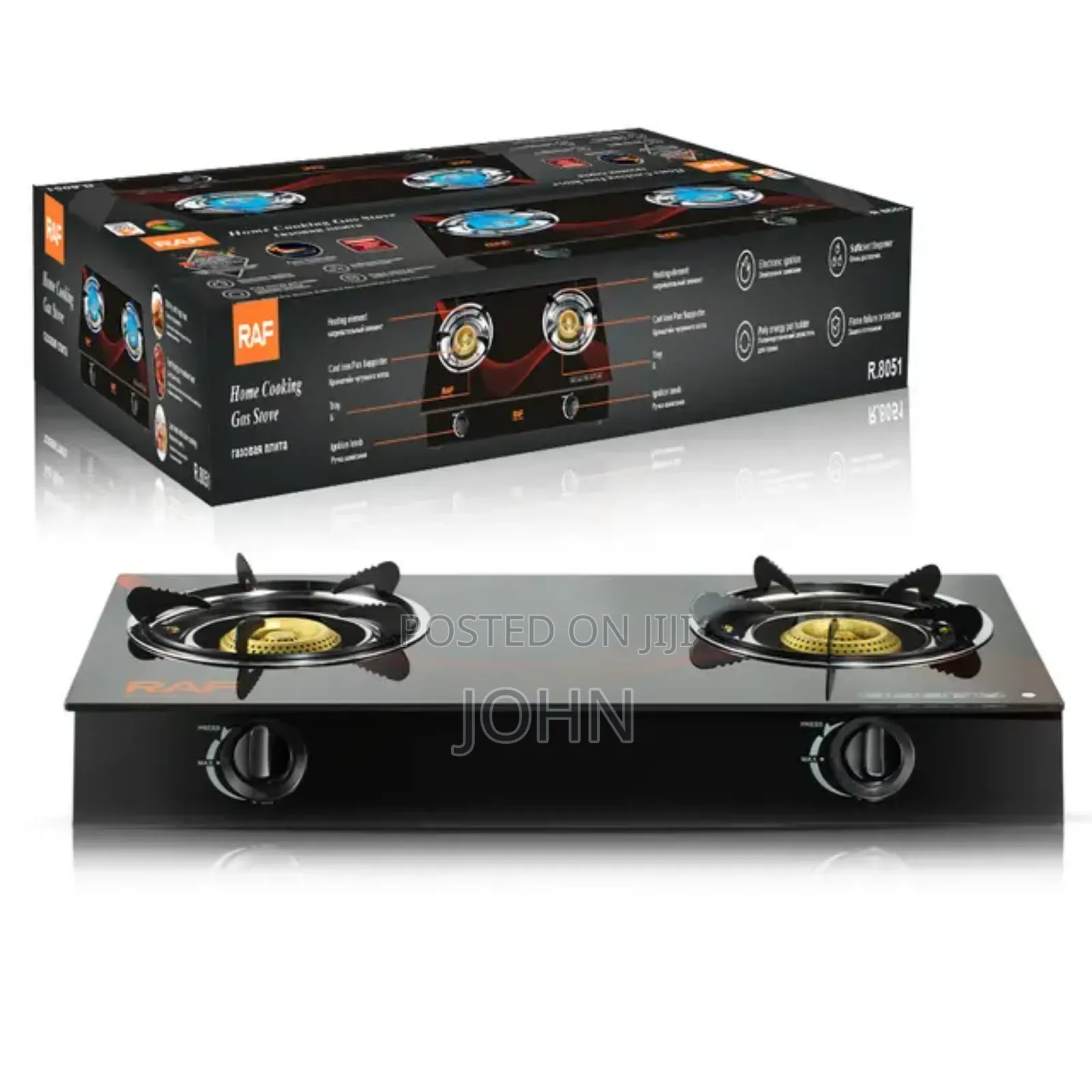 Raf 2 Burner Gas Stove