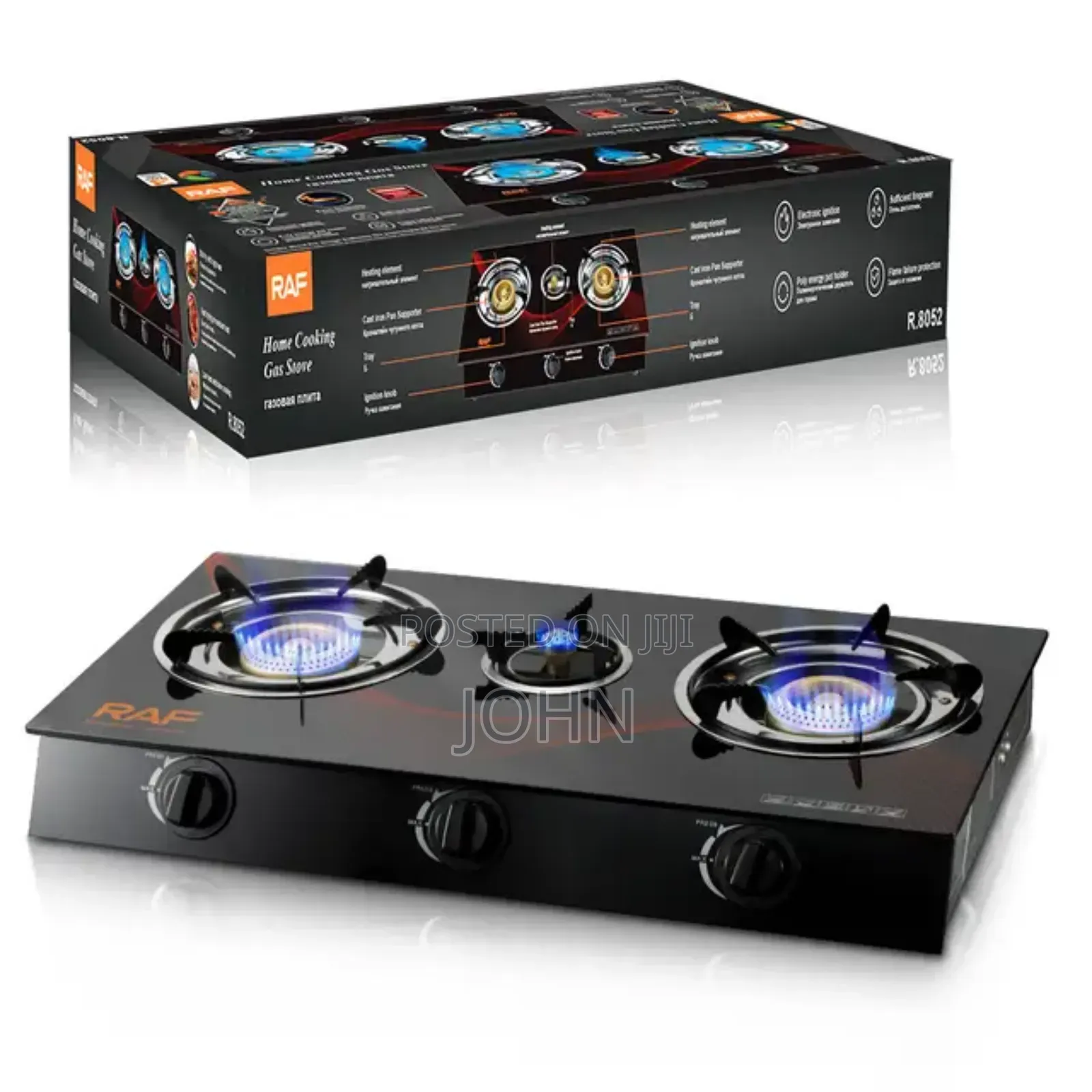 Raf 3 Burner Gas Stove