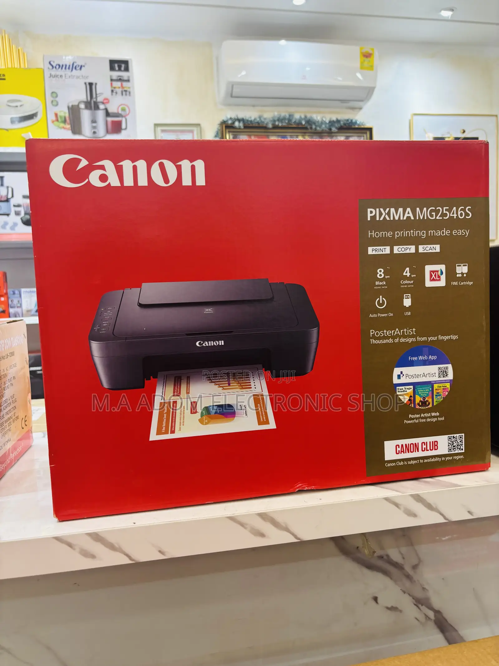 Canon Pixma 2546s All in Printer (Copy Print Scan )