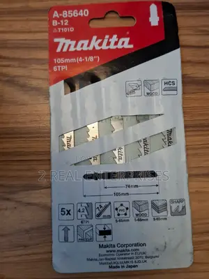Makita a-85640 Jigsaw Blade B-12 5pcs for Wood T101d