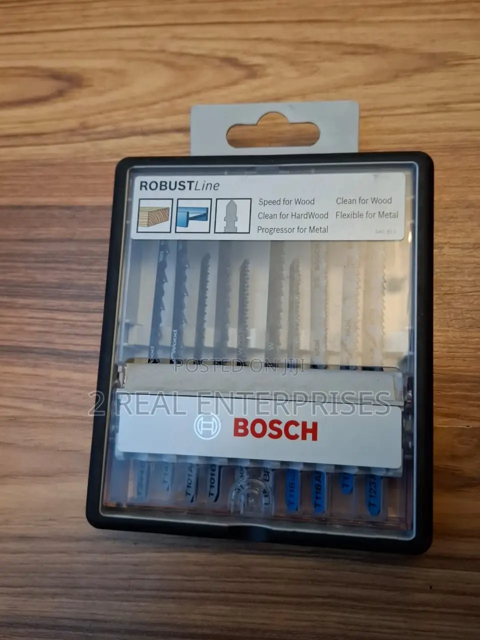 Bosch Robust Line 10pcs Piece Metal and Wood Cutting Jigsaw Blade Set