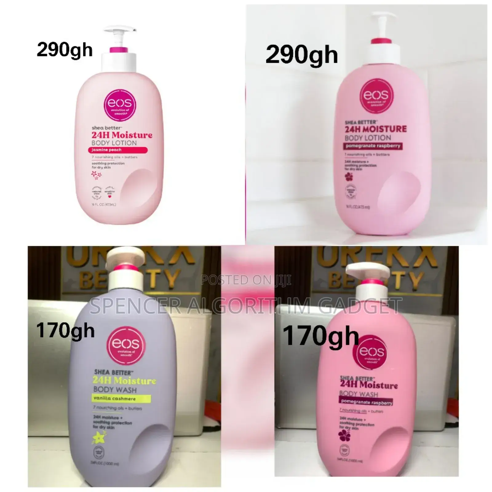 Eos Body Wash and Body Lotion