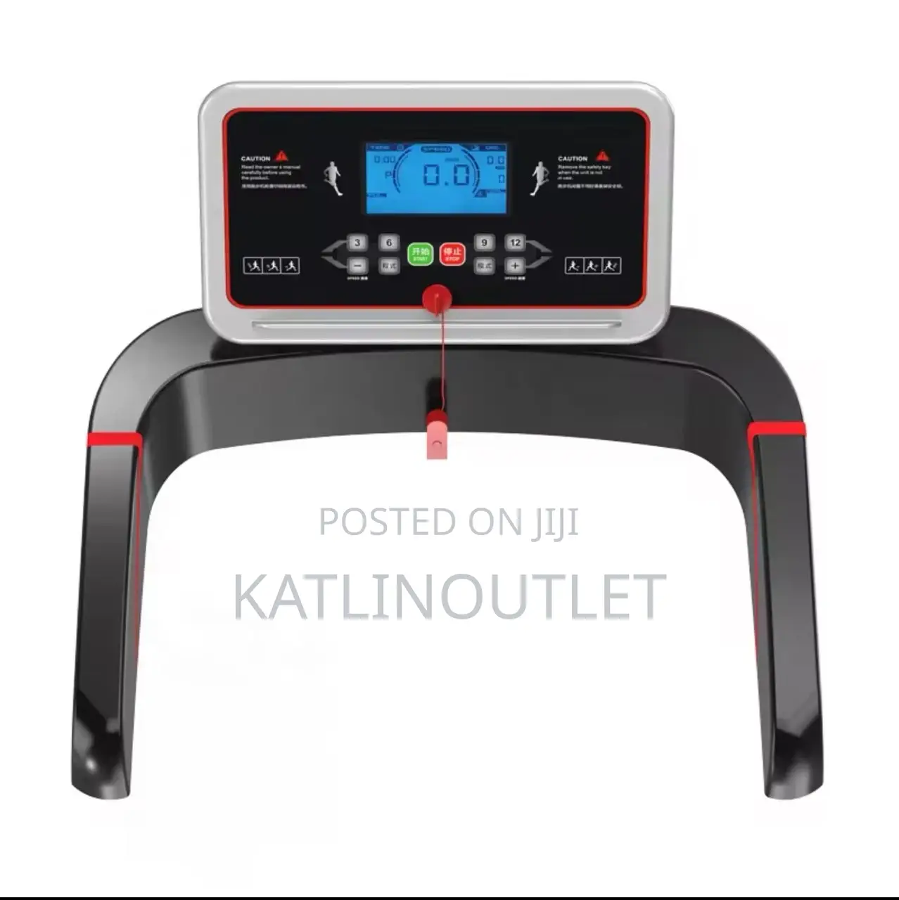 Motorized Treadmill With Massage Machine Dumbbe Folding
