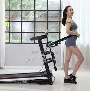 Motorized Treadmill With Massage Machine Dumbbe Folding
