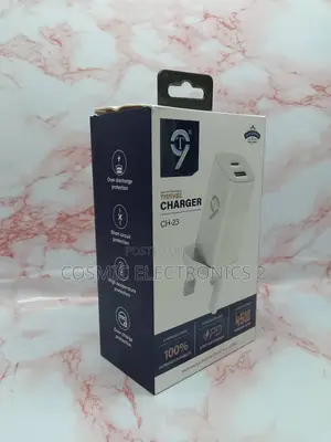 9t Travel Charger Ch-23 (45w Super Fast Charger)