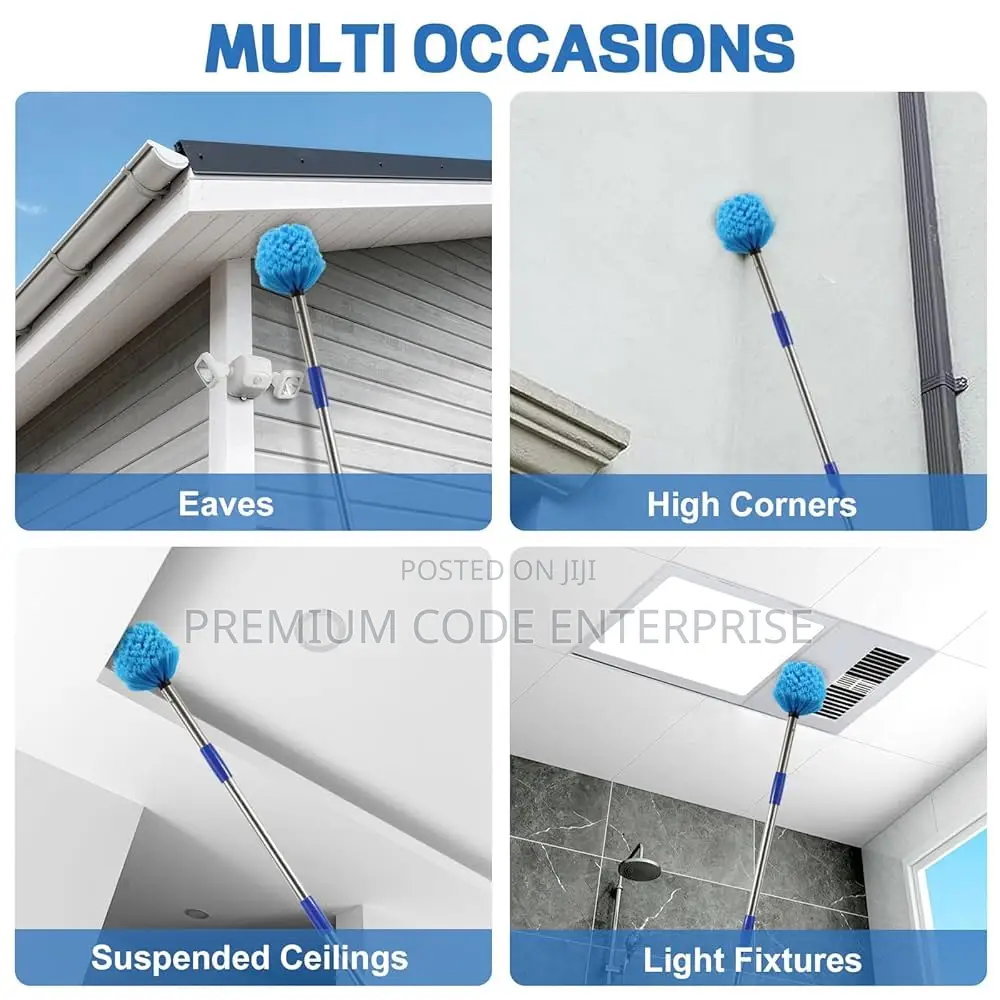 Adjustable Spider Broom / Cobweb Ceiling Brush