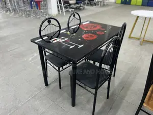 Glass Dining Table With 4 Chairs