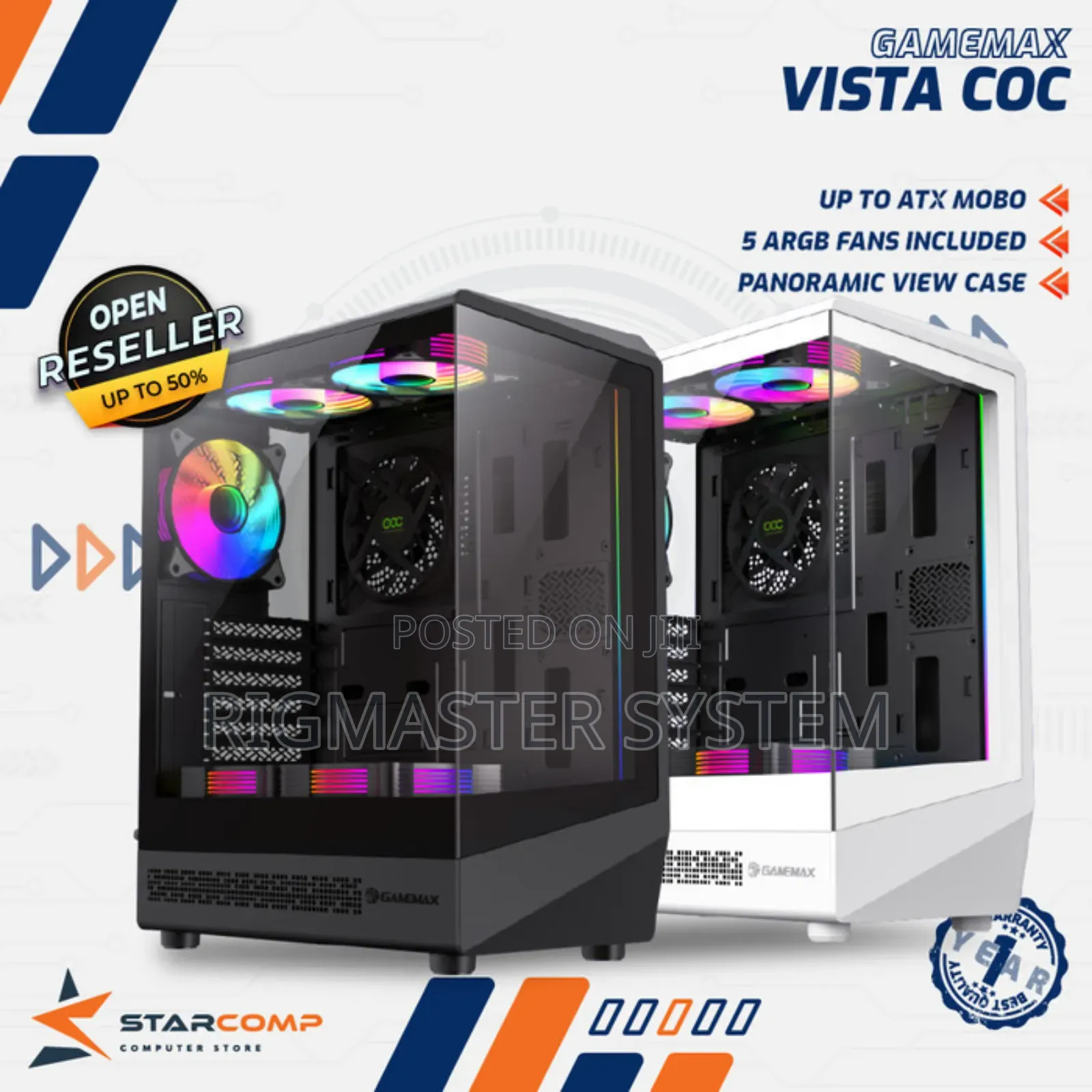 Gamemax Vista Coc Pc Case