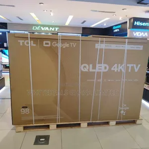 Big Screen| 98" Tcl Smart Uhd 4k Qled Tv| Voice-control|Bluetooth|2025