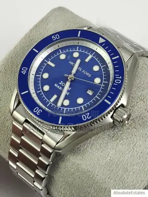 Mk9160 Oversized Maritime Silver-Tone Watch 2023 Diver Watch