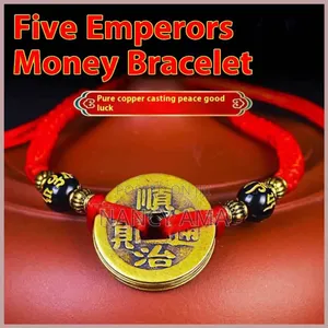 Feng Shui Copper Coins Bracelet