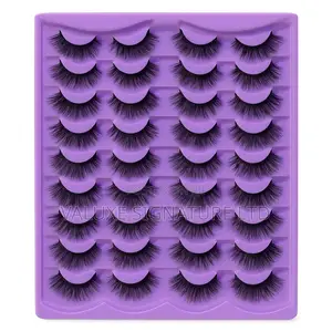 Luxury 3d False Eyelashes – 20 Pairs (Reusable Lightweight)