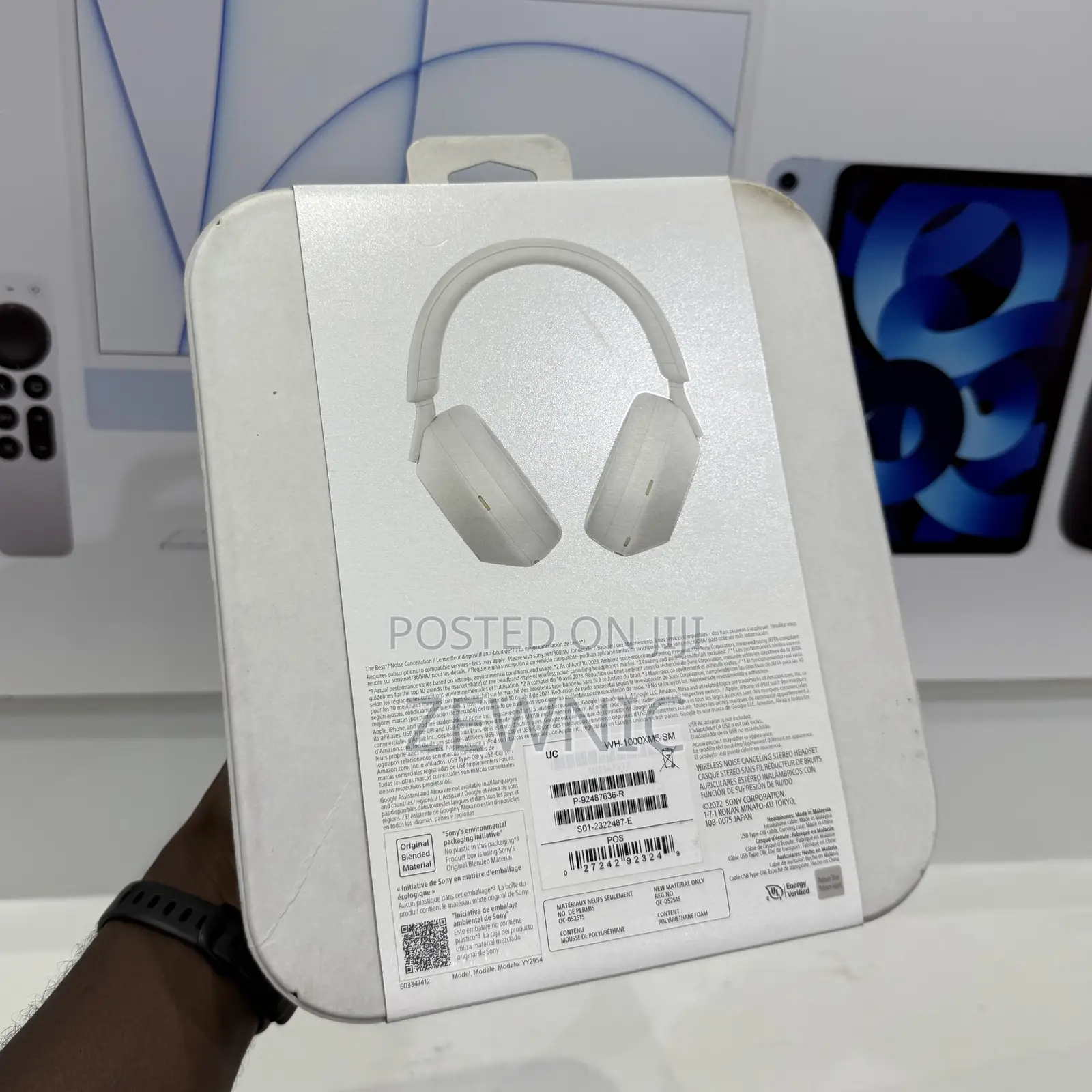 Sony - Wh1000xm5- Best Wireless Noise Canceling Headphones - Silver