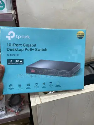 Tp Link 10-port Gigabit Desktop + Poe Switch