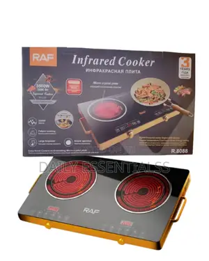 Raf Infrared Double Hot Plate – Modern Electric Stove