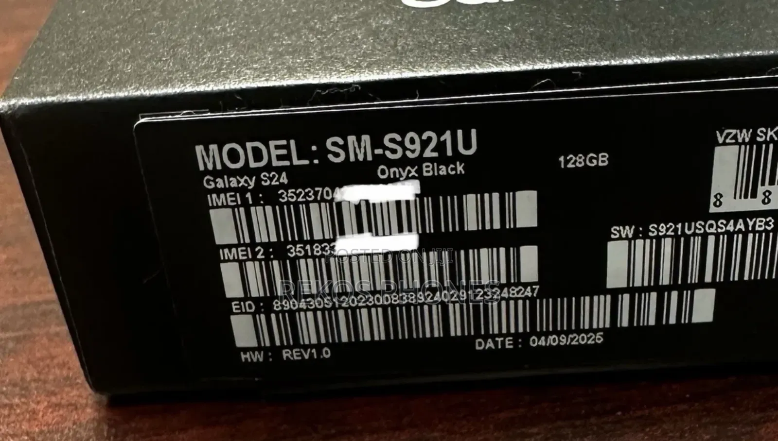 New Samsung Galaxy S24 128 GB Black