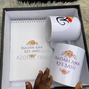 2 Mugs + 2 Notepads + Gift Box Set