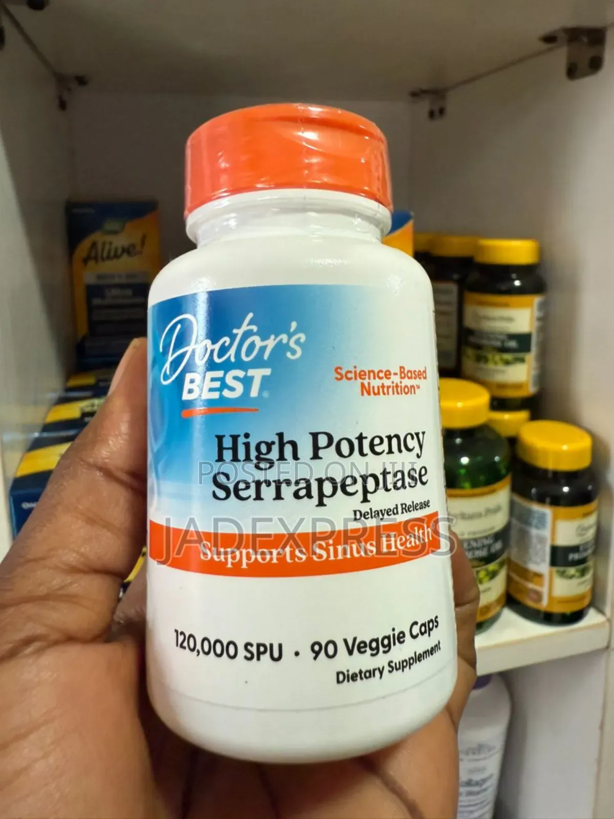 Doctor's Best Serrapeptase 120,000spu