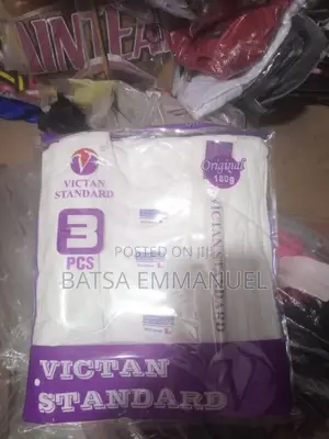 Victan Standard Vest/Singlet (3 in a Pack)