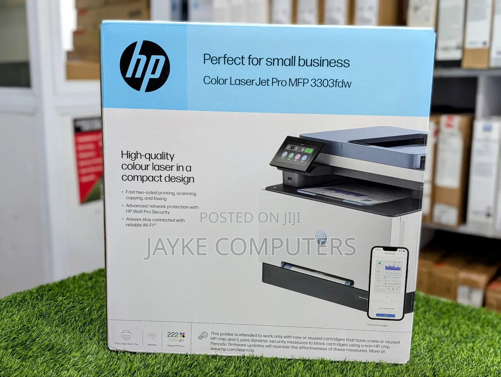 Hp Color Laserjet 3303fdw –Wireless, Print, Scan, Copy