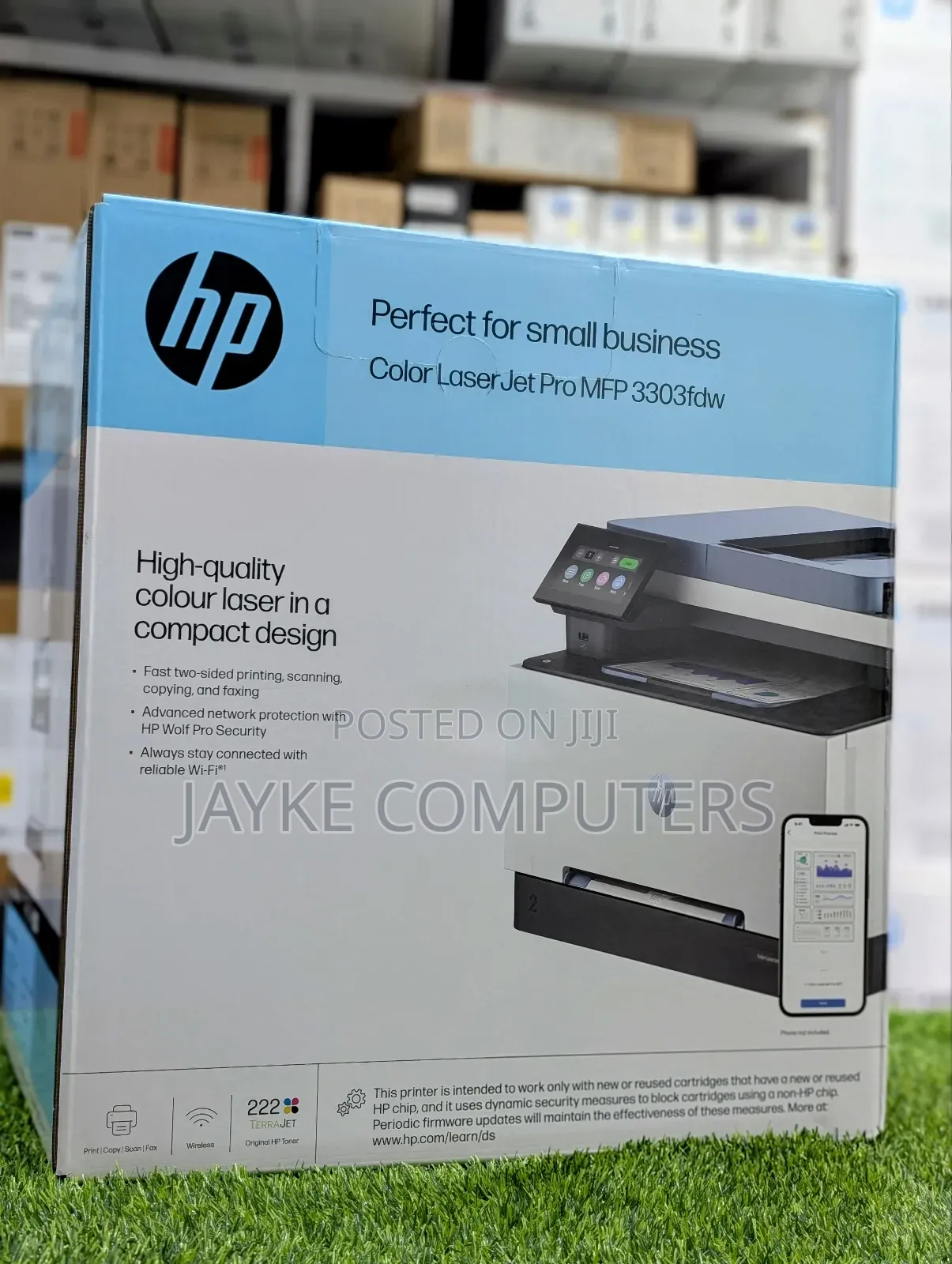Hp Color Laserjet 3303fdw –Wireless, Print, Scan, Copy