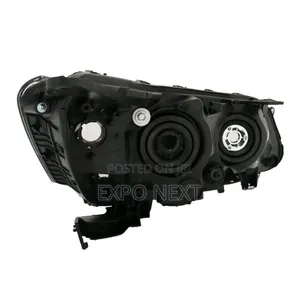 Honda Accord Sedan 2013-2015  Headlights Black Housing Pair