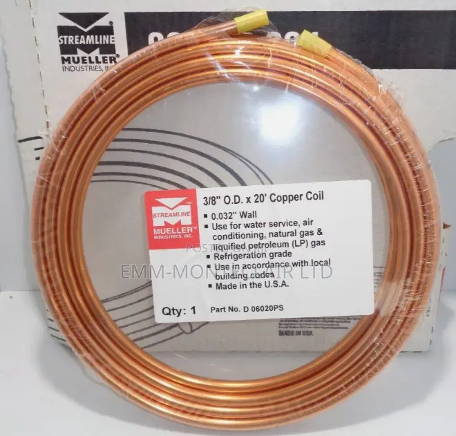 1/2'' 1/4'' 3/8'' 5/8'' Copper Pipes